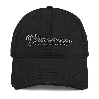 Viscous Logo Distressed Dad Hat