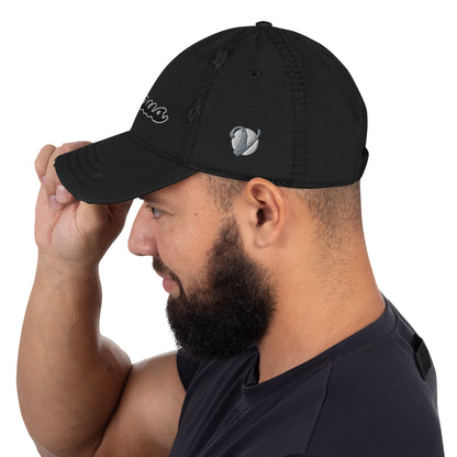 Viscous Logo Distressed Dad Hat