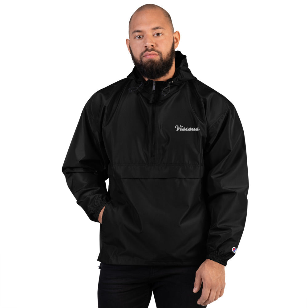 Embroidered Logo Champion Brand Packable Jacket