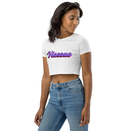 Viscous Logo Organic Crop Top